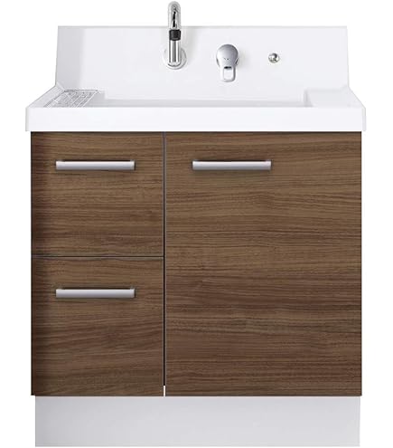 ＬＩＸＩＬ　洗面台　Ｄ７シリーズ　クリエモカ　Ｄ７Ｎ５−７５５ＳＹ−Ｗ／ＬＭ２Ｗ D7N5-755SY-W/LM2W 化粧台本体（D7シリ-ズ)間口750 両開きタイプ